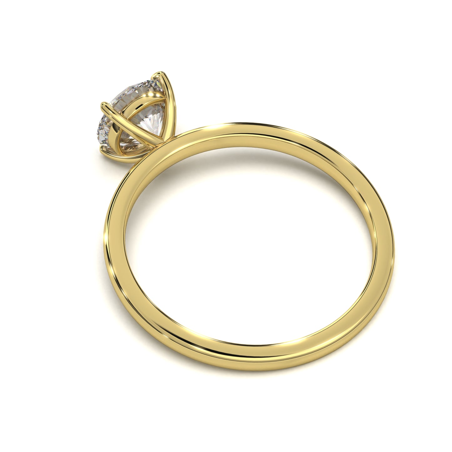The Eternal Solitaire – Classic Round Diamond Engagement Ring 1.00ct Lab-Grown Diamond | IGI Certified | VVS2 · F Color · Triple Excellent