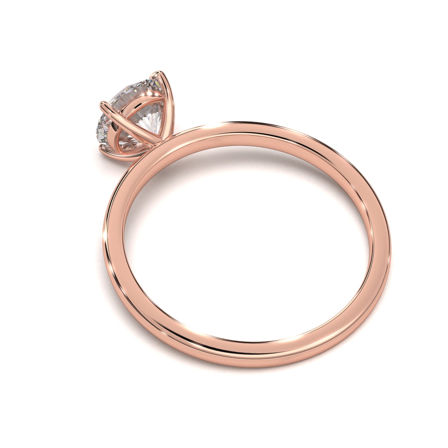The Eternal Solitaire – Classic Round Diamond Engagement Ring 1.00ct Lab-Grown Diamond | IGI Certified | VVS2 · F Color · Triple Excellent