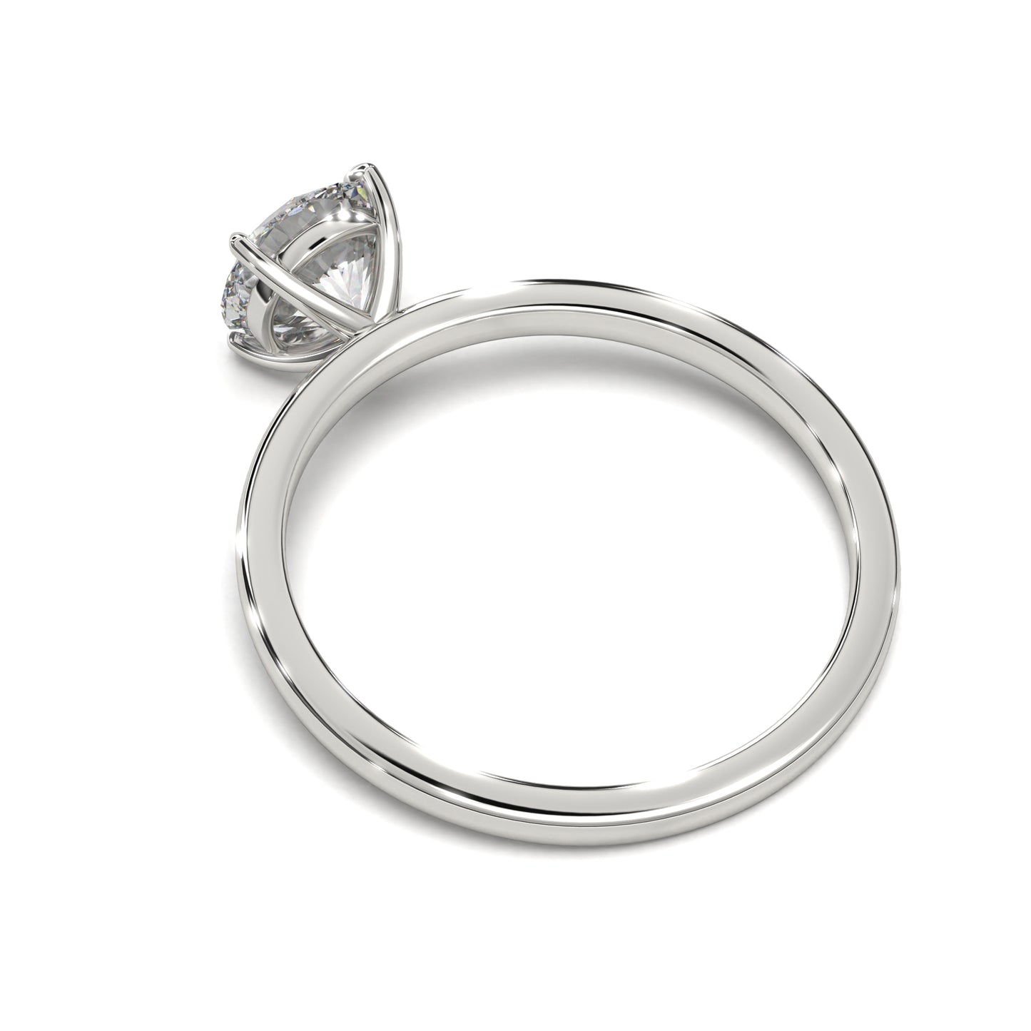 The Eternal Solitaire – Classic Round Diamond Engagement Ring 1.00ct Lab-Grown Diamond | IGI Certified | VVS2 · F Color · Triple Excellent