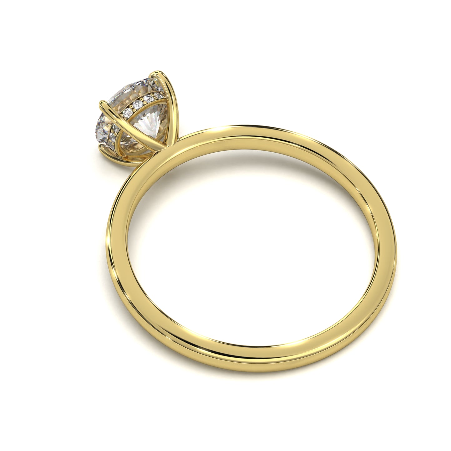 The Eternal Solitaire – Classic Round Diamond Engagement Ring 1.00ct Lab-Grown Diamond | IGI Certified | VVS2 · F Color · Triple Excellent