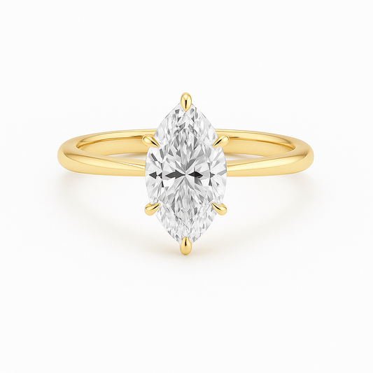 The Cupid’s Arrow - 1.00 Carat solitaire Marquise Lab Grown Diamond Certified By IGI VS+ D/E/F